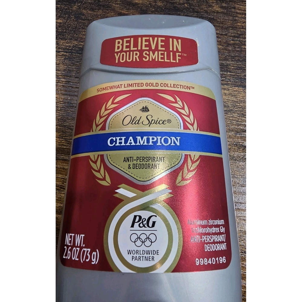Rare Old Spice Champion Olympic Logo Deodorant 3 Oz Discontinued New